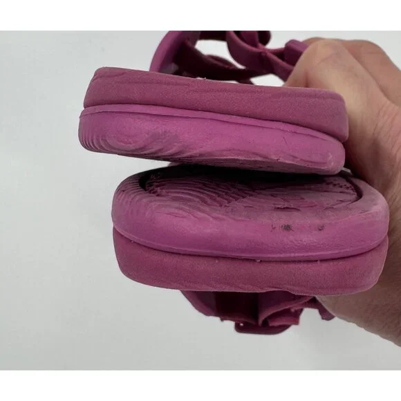 Chaco Kids Chillos Outskirt Fuchsia Slide Sandals K5 Durable Rubber Sole Casual - Picture 10 of 10